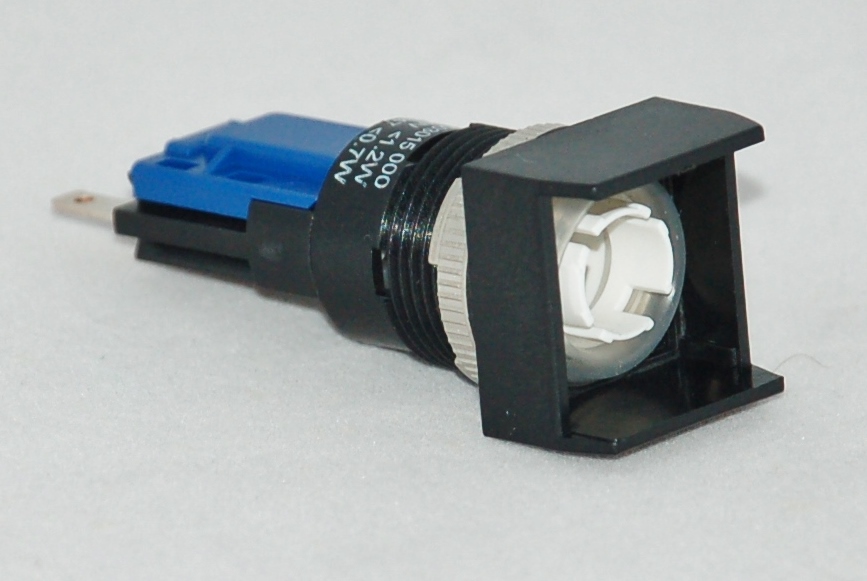 Switch Body - 18 x 18mm momentary - fast-connect terminals